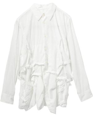 Comme des Garçons Long-Sleeved Shirt - White