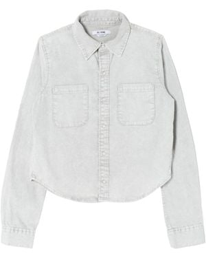 RE/DONE Press-Fastening Denim Shirt - White