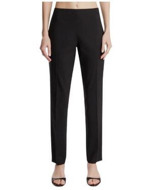 The Row Casual Trousers With Tapered Legs - Black