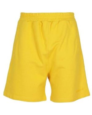 Dondup Elastic Waist Shorts - Yellow
