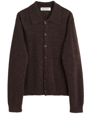 Our Legacy Evening Polo Cardigan - Brown