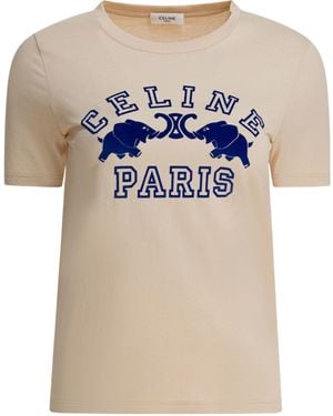 Celine Crew Neck T-Shirt - Multicolor