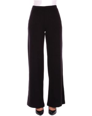 Dondup Wide-Leg Trousers - Black