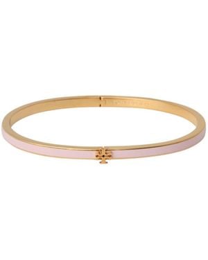 Tory Burch Enamel Delicate Bracelet - White