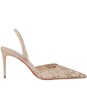 Christian Louboutin Pointed High-Heeled Sandals - White
