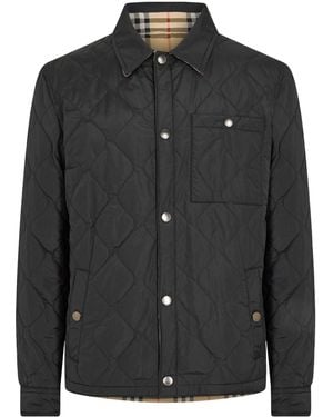 Burberry Casual Quilted Jacket - Black
