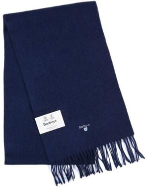 Barbour Logo Scarf - Blue