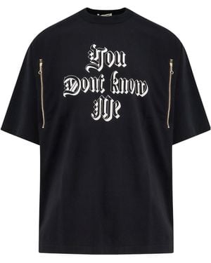Undercover You Don'T Know Me T-Shirt - Black