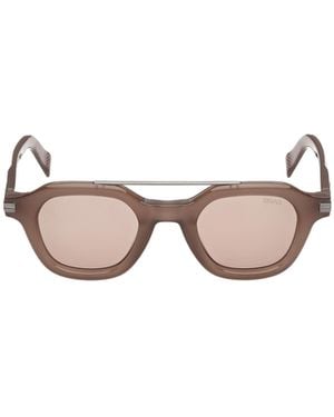 ZEGNA Framed Sunglasses - Pink