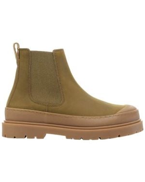 Birkenstock Prescott Slip-On Leather Boots - Brown