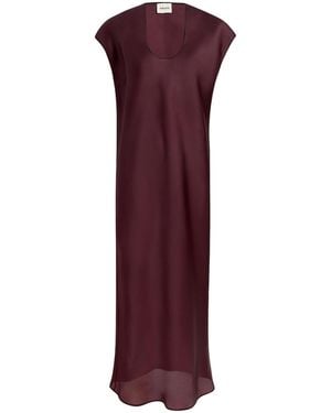 KHAITE Darby Dress - Purple