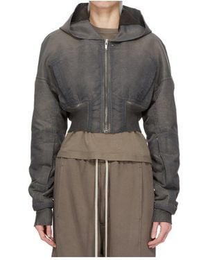 Rick Owens Long-Sleeve Casual Jacket - Gray