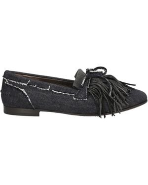 Brunello Cucinelli Denim Loafers - Black
