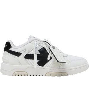 Off-White c/o Virgil Abloh Round-Toe Trainers - White