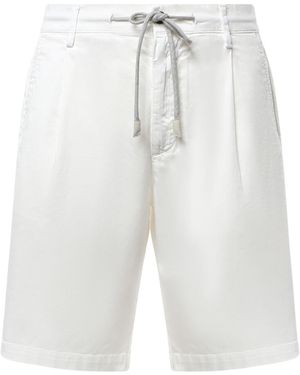 Eleventy Drawstring Bermuda Shorts - White