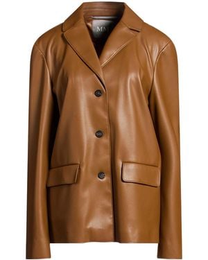 Max Mara Single-Breasted Blazer - Brown