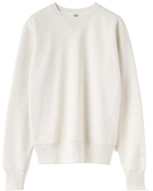 TOTEME Totême Long-Sleeved Crewneck Sweatshirt - White