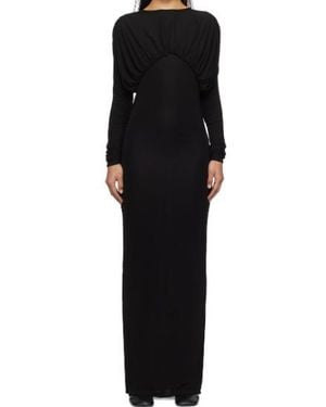 16Arlington Ruched-Detailing Dress - Black