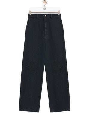 Loewe Jeans With Belt Loops - Blue