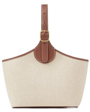 Loro Piana Bobbin Bucket Bag - Natural