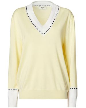 Fendi Sweater - Yellow