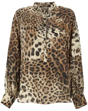 Antonelli Leopard Print Blouse - Multicolor