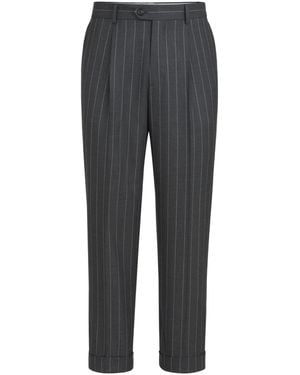 Brunello Cucinelli Pleated Pants - Gray
