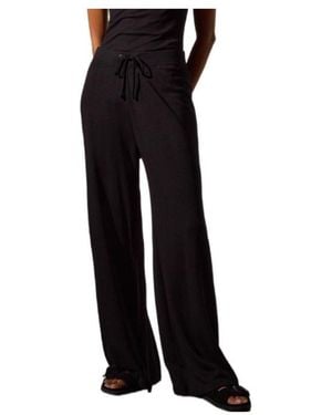 James Perse Wide Leg Sweatpants - Black