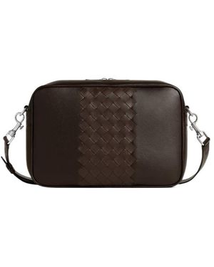 Bottega Veneta Intrecciato Camera Bag - Brown