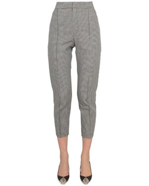 Isabel Marant Logo Casual Trousers - Grey