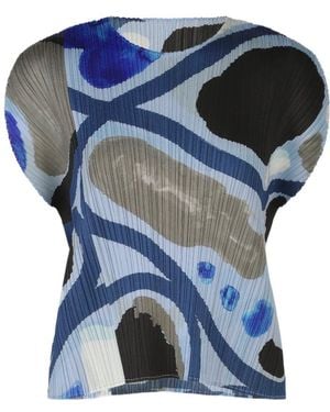 Pleats Please Issey Miyake Roll Top - Blue