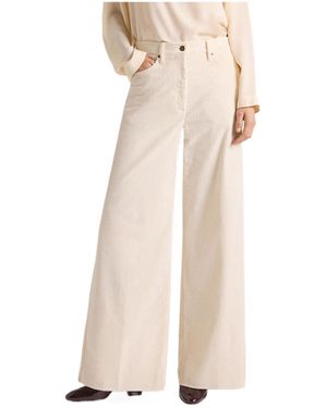 Momoní Aoki Bis Corduroy Pants - Natural