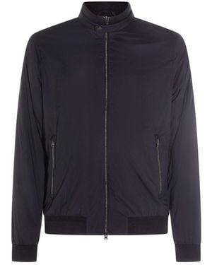 Herno Ecoage Zip-Up Bomber Jacket - Brown