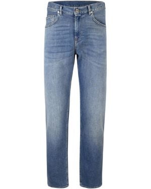 Eleventy Slim Straight-Leg Jeans - Blue