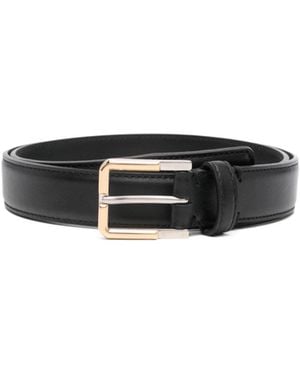 Etro Leather Belt - White