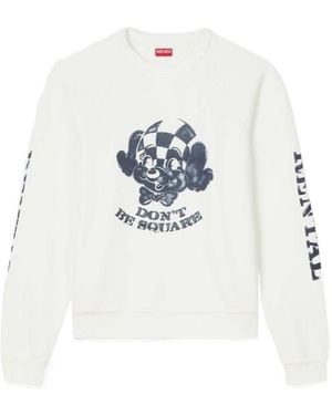KENZO Cartoon' Sweatshirt - White