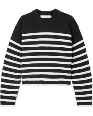Proenza Schouler Nia Striped Jumper - Black