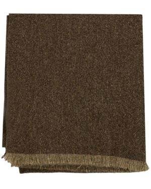 Brunello Cucinelli Fringed Scarf - Green