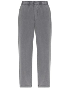 Versace Jeans Couture Couture Logo Patch Wide-Leg Joggers - Grey