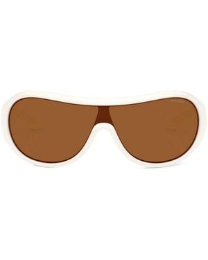 Miu Miu Integrated Protective Sunglasses - Brown