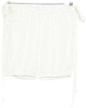 GIMAGUAS Drawstring Detail Shorts - White