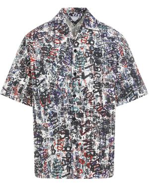 Bottega Veneta Cotton Wool Memory Print Shirt - Multicolour