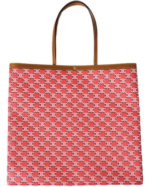 Celine Large Flat Shopper - Red