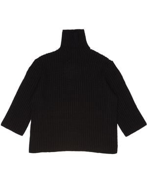 TOTEME Totême Long-Sleeved Turtleneck Jumper - Black
