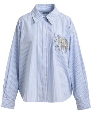 Essentiel Antwerp Striped Shirt - Blue
