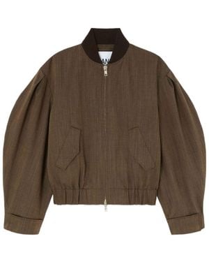 Ganni Bomber - Brown