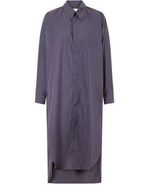 Frankie Shop Bloom Organic Cotton Midi Dress - Purple