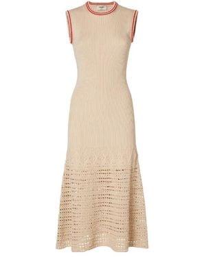 Fendi Crocheted Dress - Natural