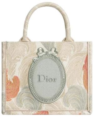 Dior Small Book Tote With Strap - Multicolor