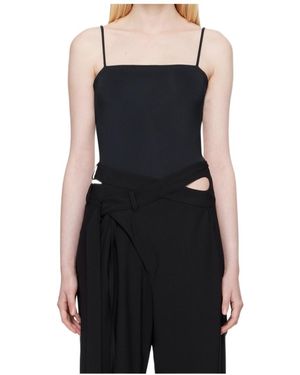 Jade Cropper Open Back Bodysuit - Black